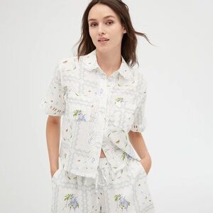 NWT Hill House Annette Floral Patchwork Shorts Set